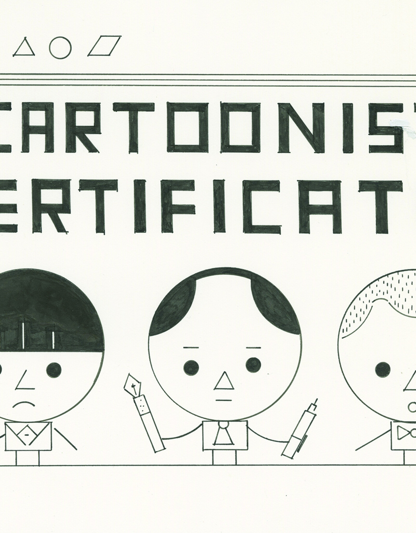 Ivan Brunetti Cartoonist Certificate, 2023 by Ivan Brunetti