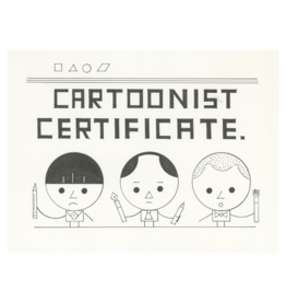 Ivan Brunetti Cartoonist Certificate, 2023 by Ivan Brunetti