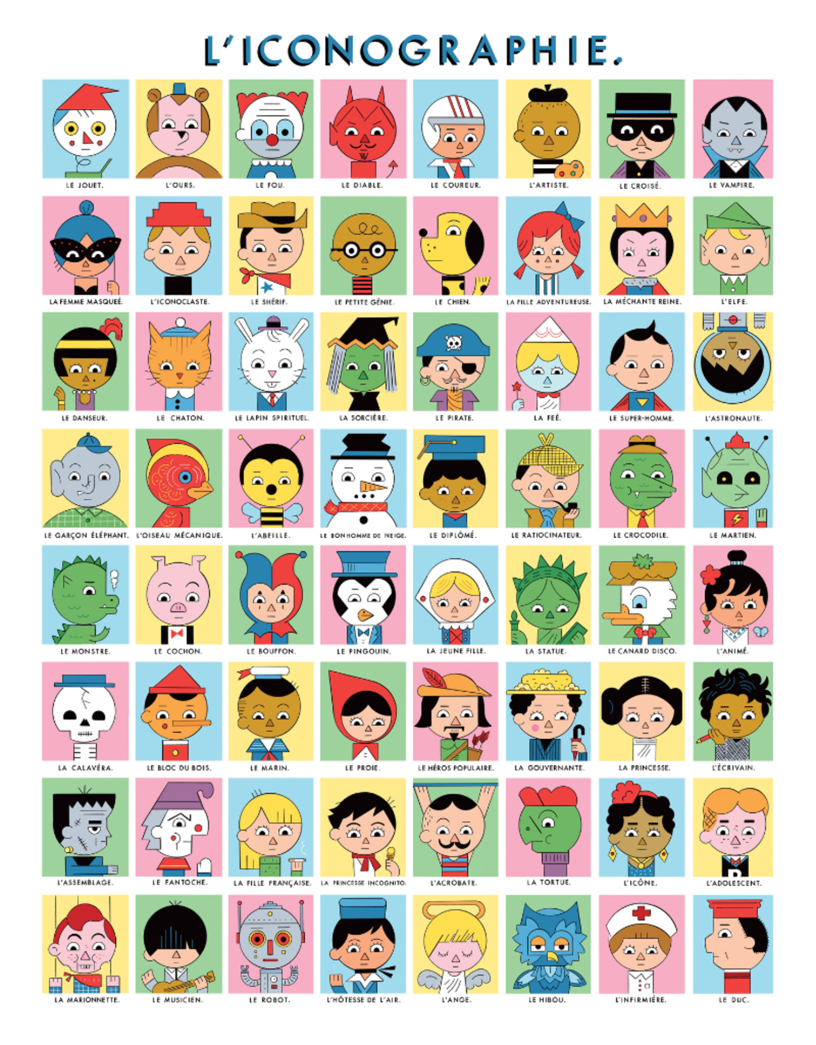 Ivan Brunetti "L’Iconographie" SIGNED digital print by Ivan Brunetti