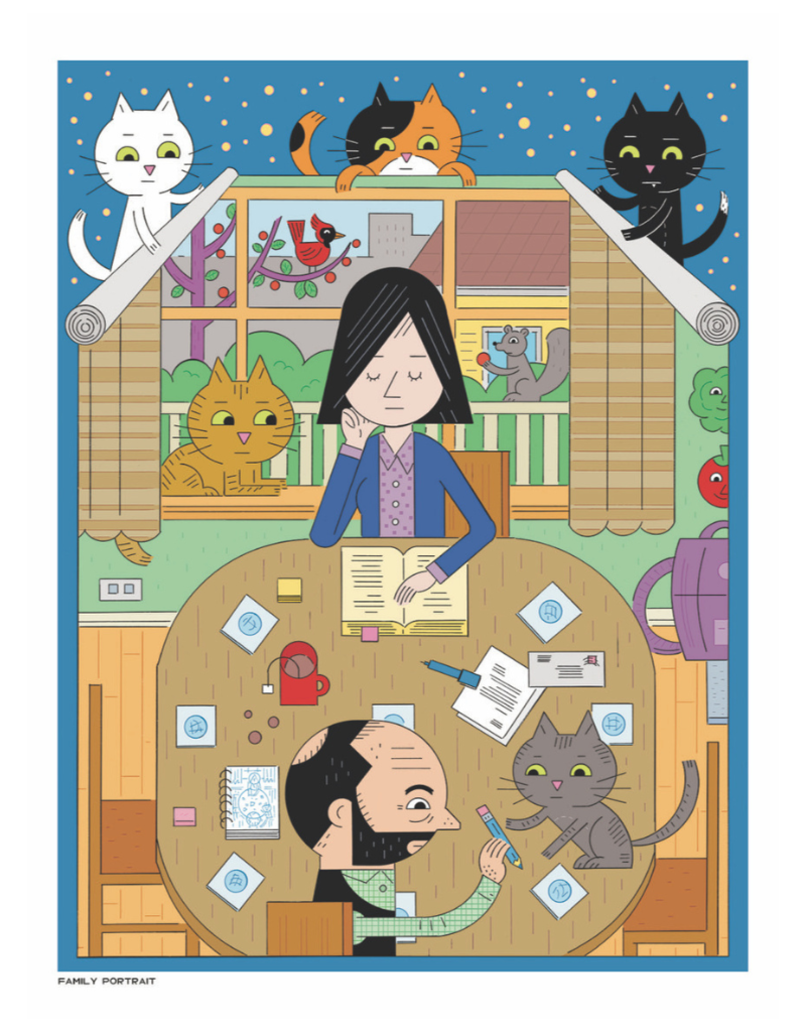 Ivan Brunetti Family Portrait (2025) Small Print by Ivan Brunetti