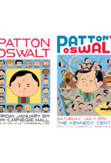 Ivan Brunetti Set of 2 Patton Oswalt Digital Prints (Carnegie Hall and The Kennedy Center) by Ivan Brunetti