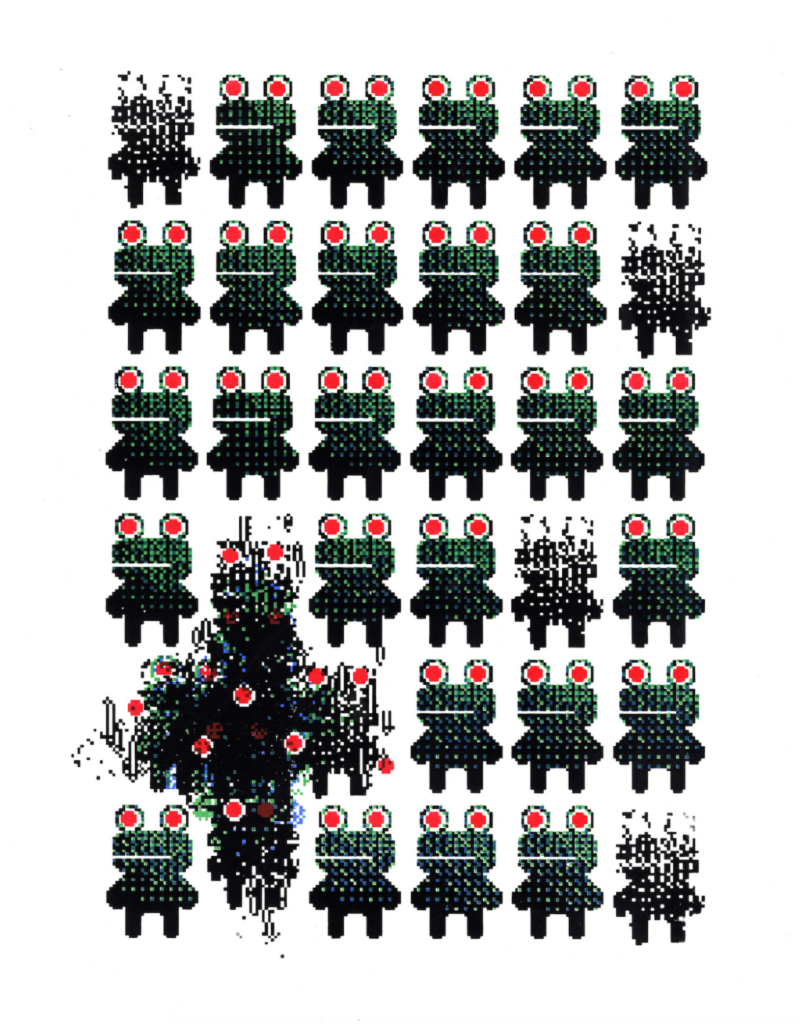 pathogenesis (8x6) print by LAS FROGAS
