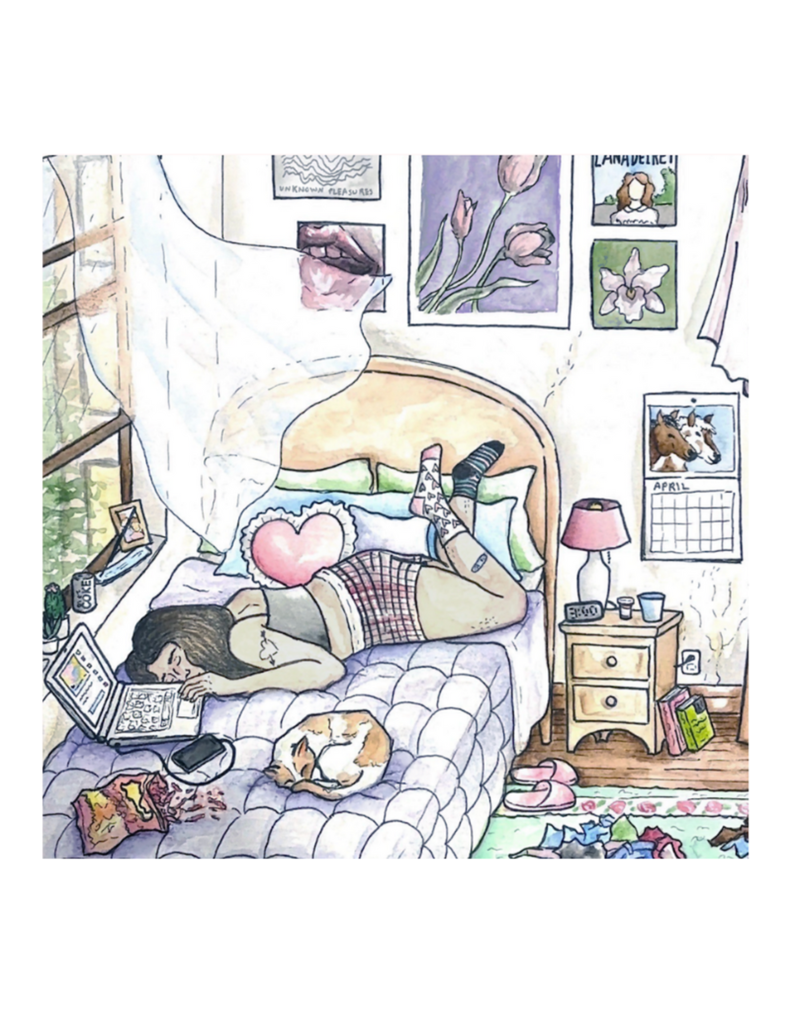 Bed Rot Print by Aine Schuh