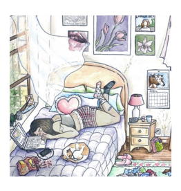 Bed Rot Print by Aine Schuh