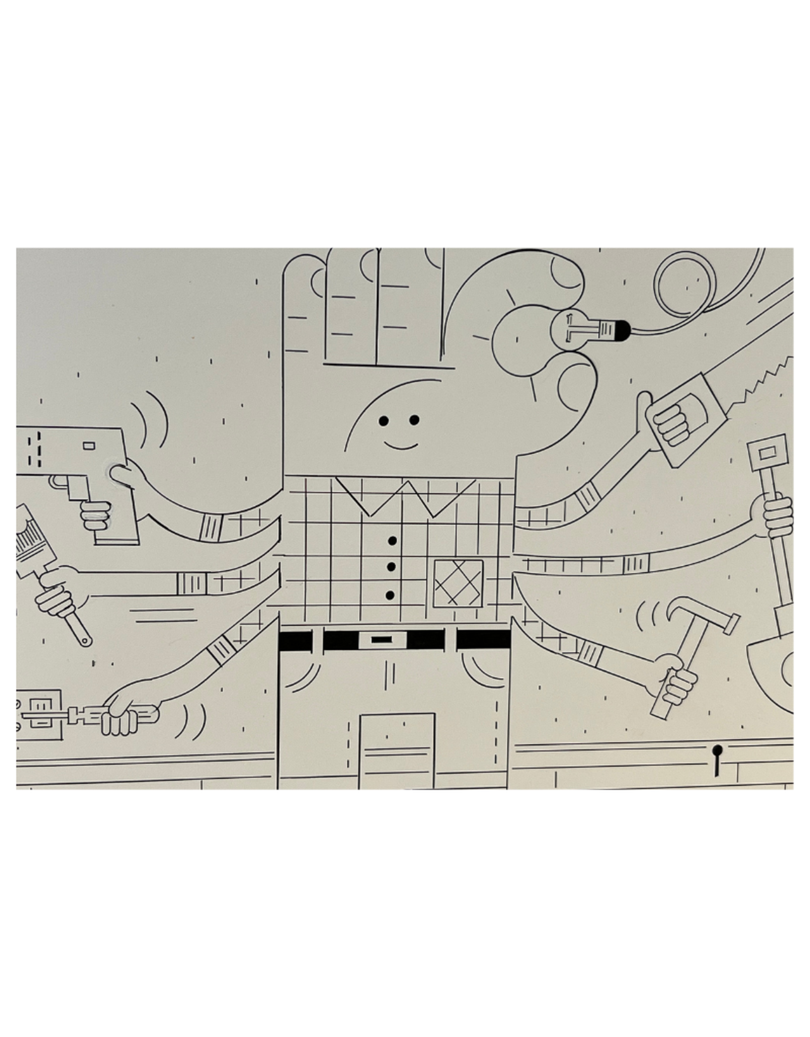 Ivan Brunetti Handyman (Page 11 from Wordplay) 2016 by Ivan Brunetti