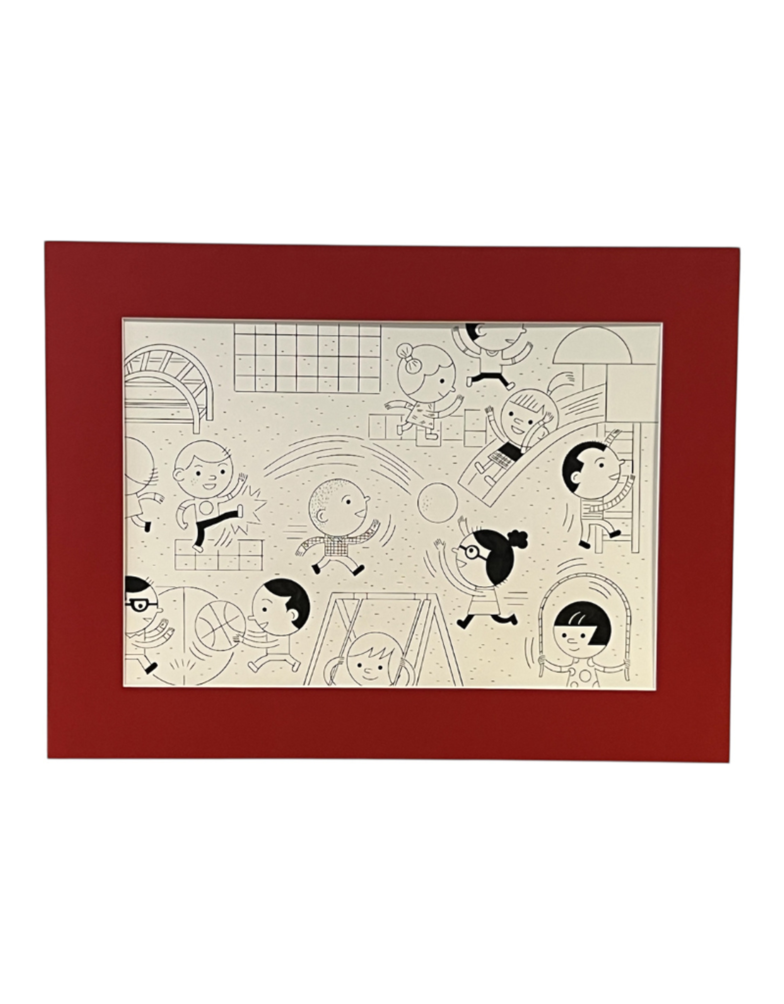 Ivan Brunetti Playground (Page 13 from Wordplay) 2016 by Ivan Brunetti
