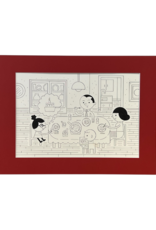Ivan Brunetti Dinner (Page 22 from Wordplay) 2016 by Ivan Brunetti