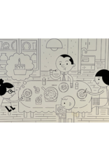 Ivan Brunetti Dinner (Page 22 from Wordplay) 2016 by Ivan Brunetti