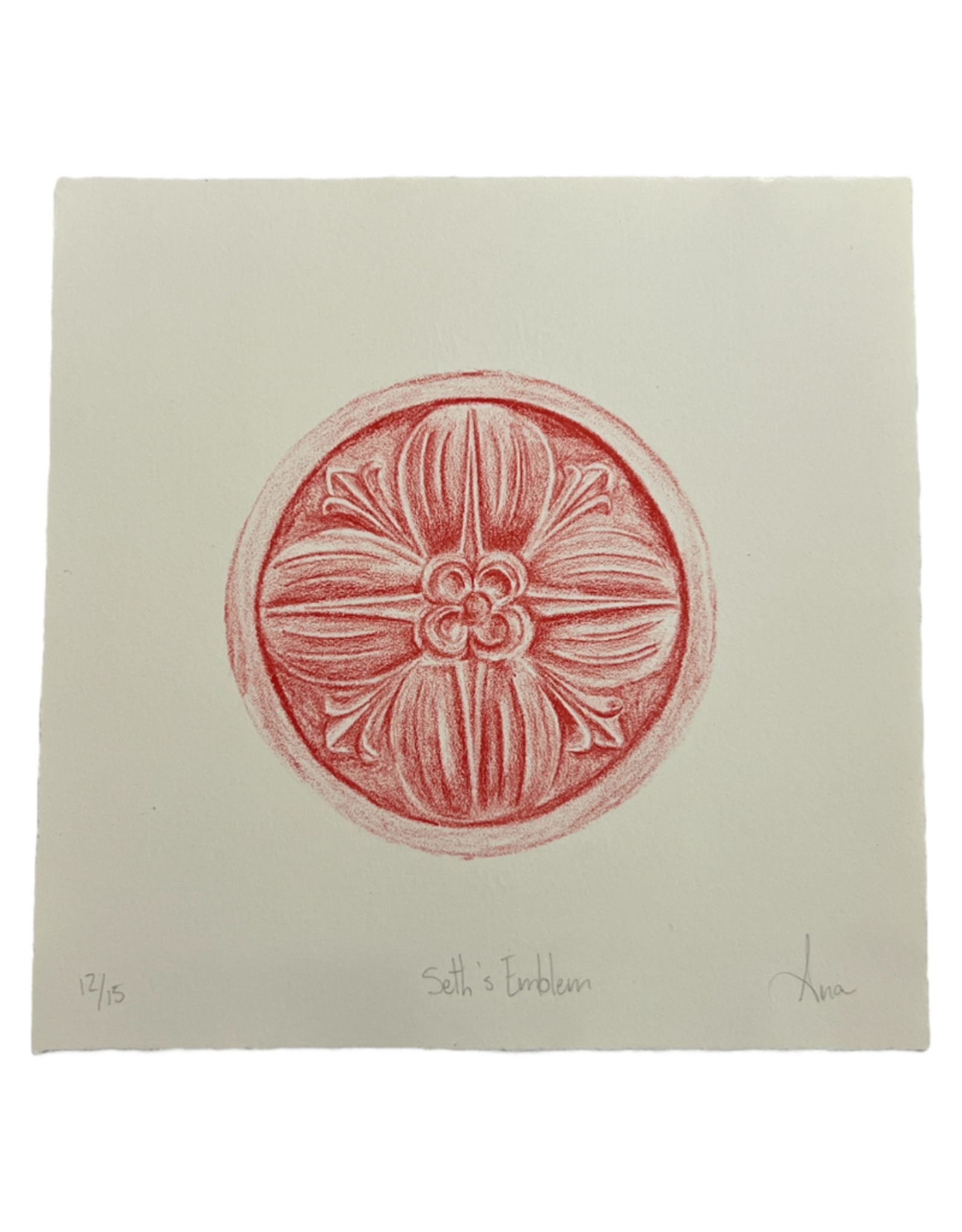 "Seth's Emblem" Lithograph (unframed) by Ana Lara