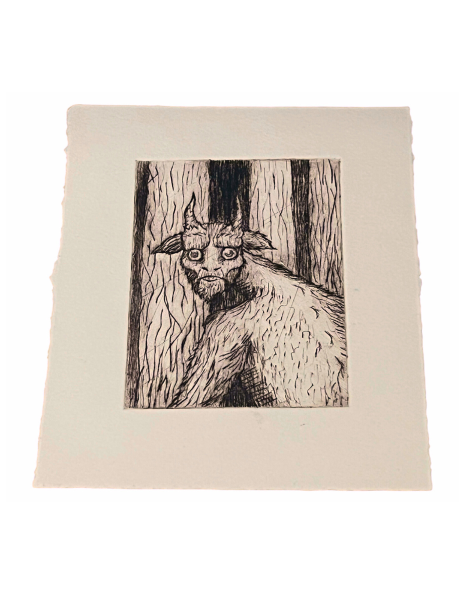 Untitled intaglio print by Wynn Droz