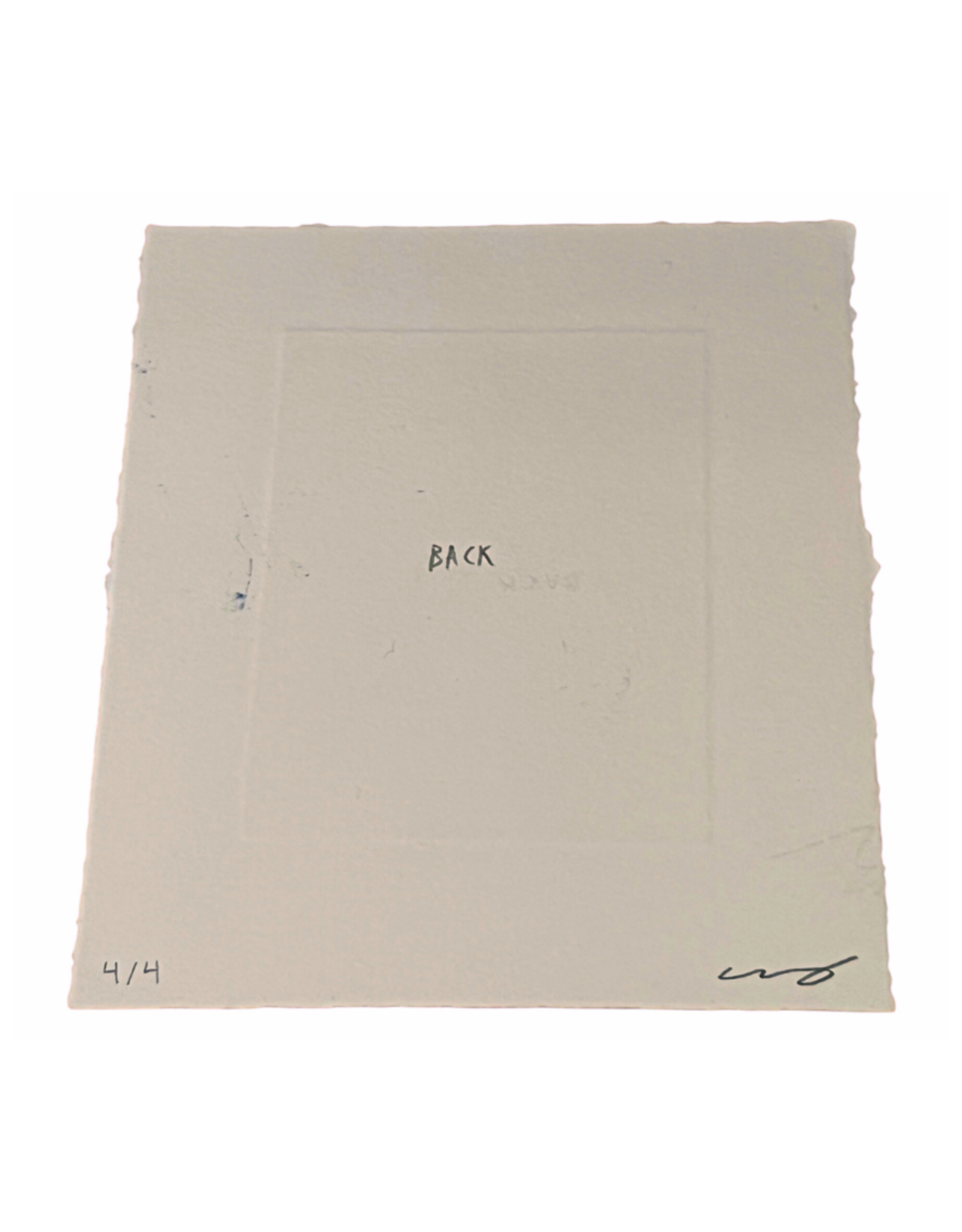 Untitled intaglio print by Wynn Droz