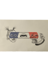 "My Neighborhood" 2-Layer Litho Print by Wynn Droz