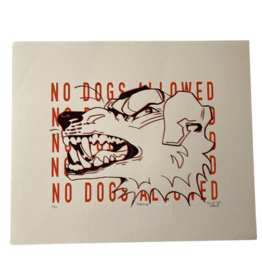 Doghouse screen print by Sharkkstudio
