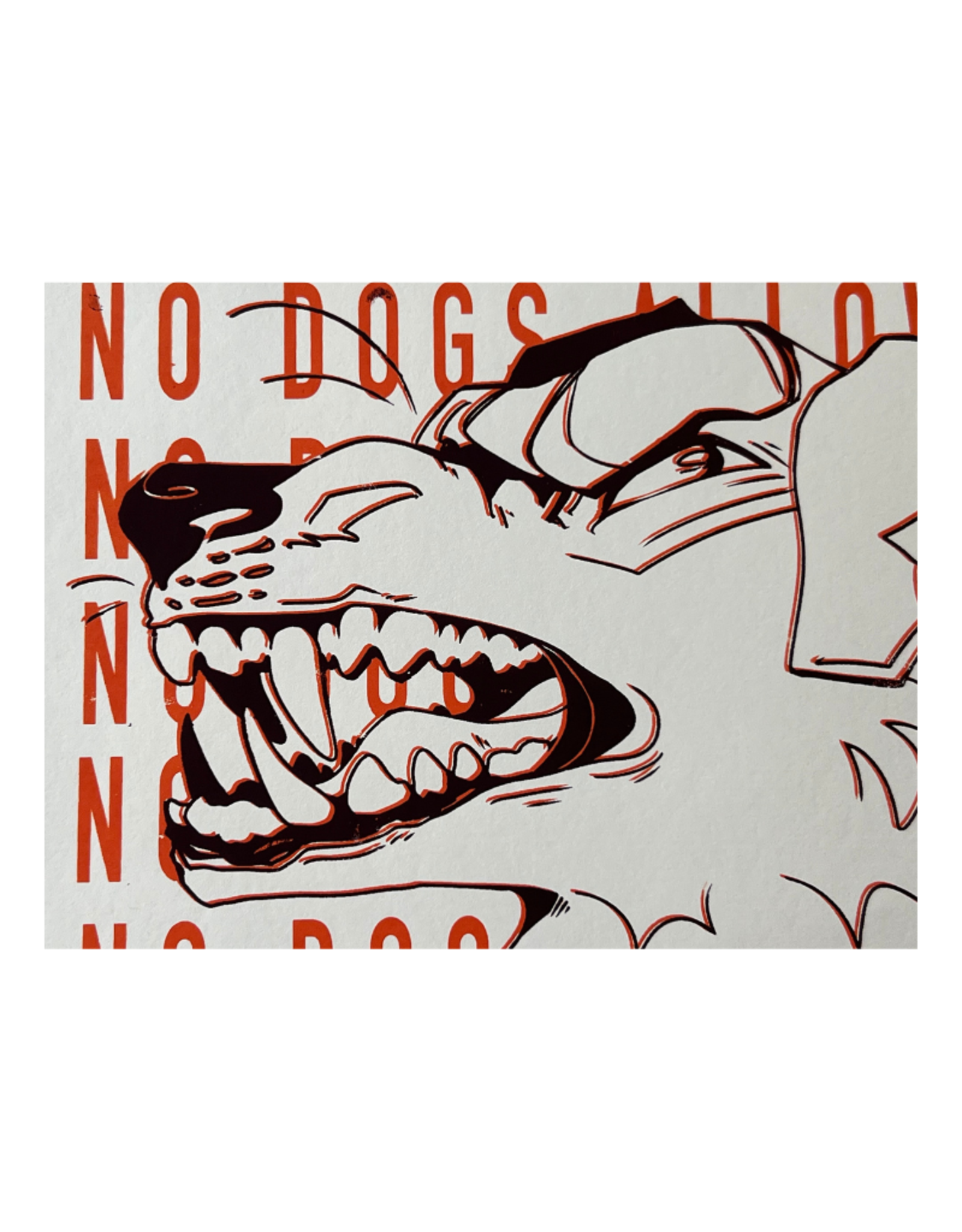 Doghouse screen print by Sharkkstudio
