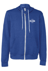 Buy Columbia, By Columbia Retro Series: Heather True Royal Blue Columbia Full-Zip Hoodie Sweatshirt