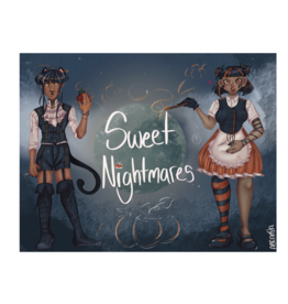 Abeana Sweet Nightmares print by Abeana