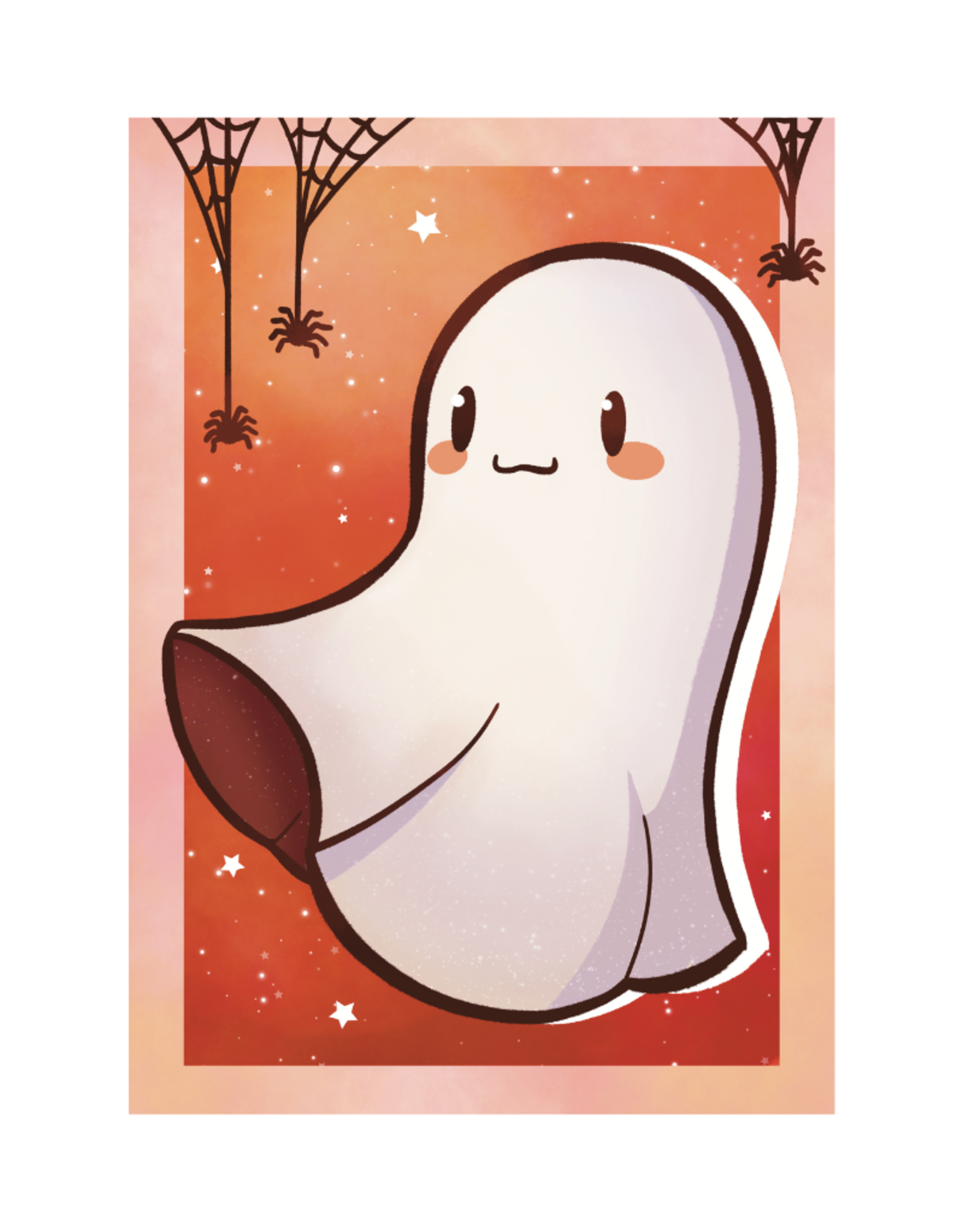 Ghostie print by Skye Alvarez
