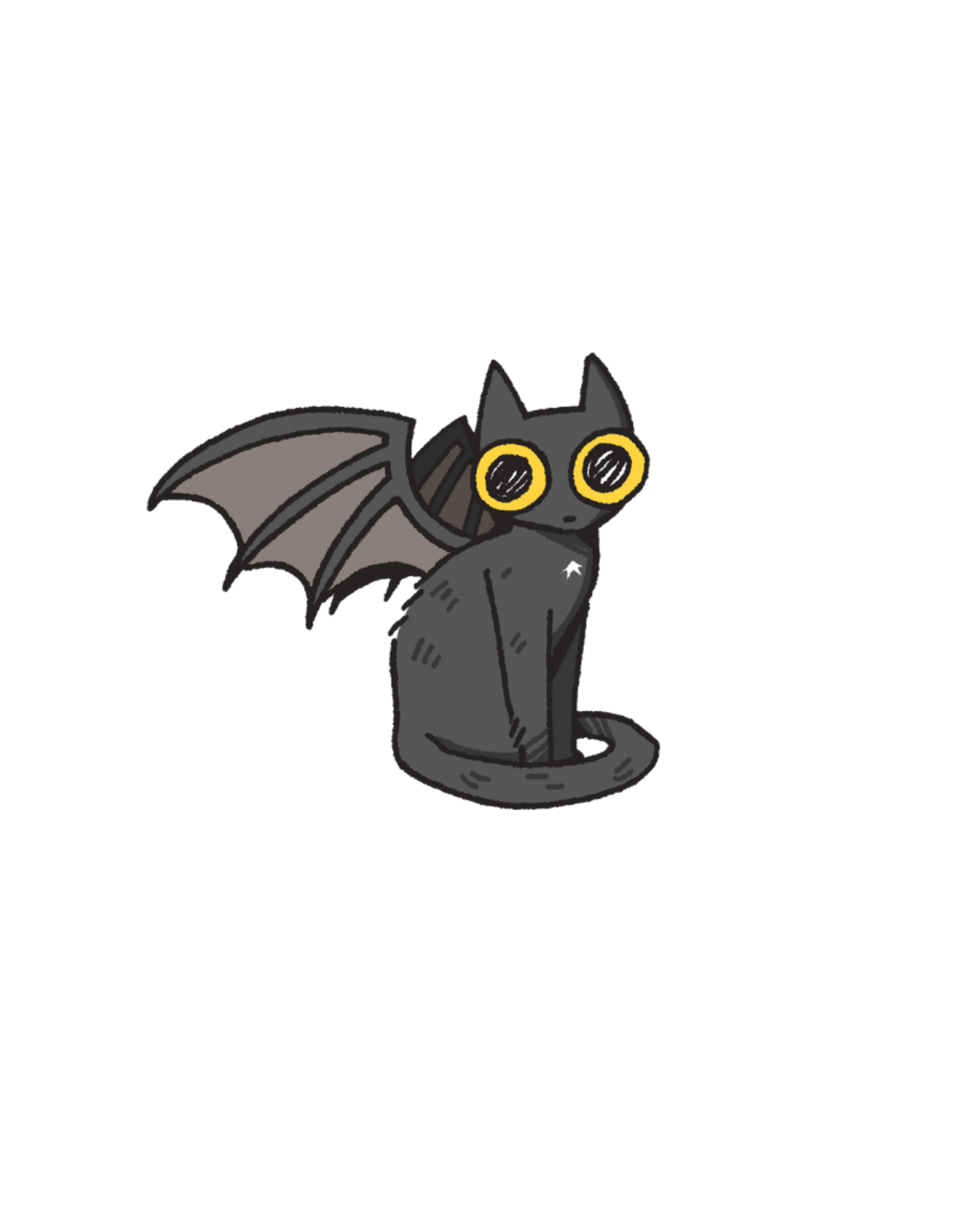 Bat Cat sticker by span.gela