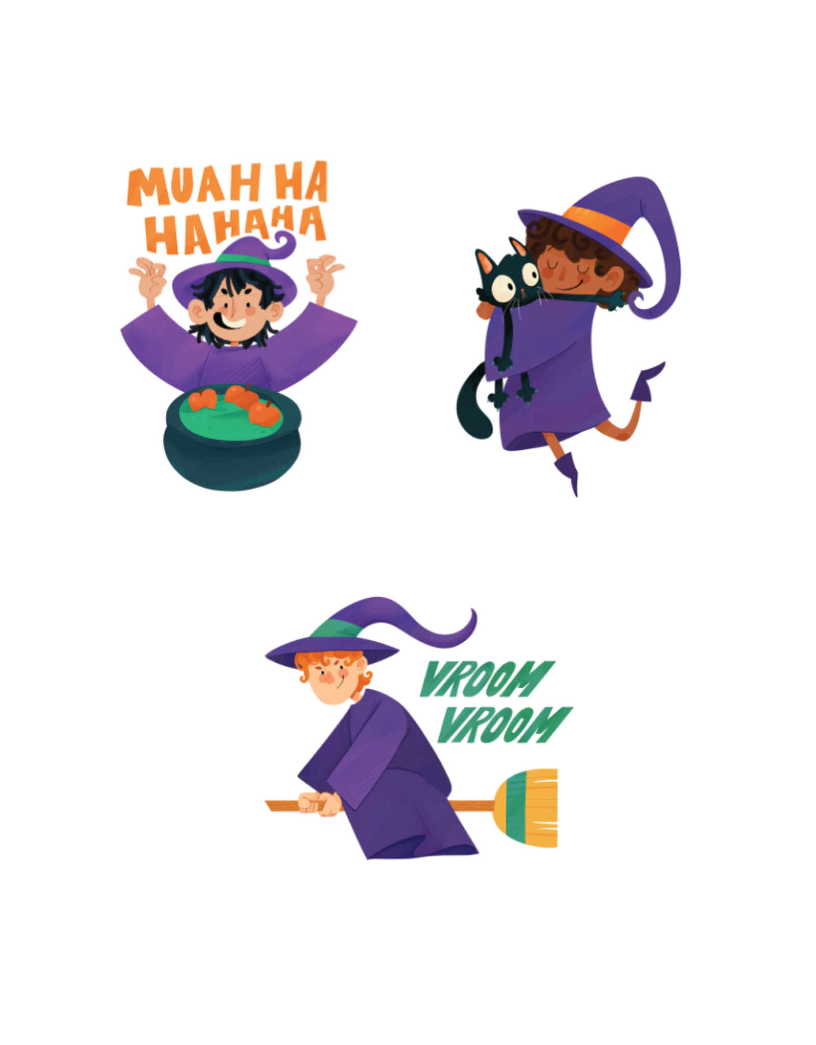 Witchy Trio Sticker Pack by L0cal.TV