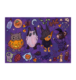 Chloe Romero Purrfect Pals mini print by Chloe Romero