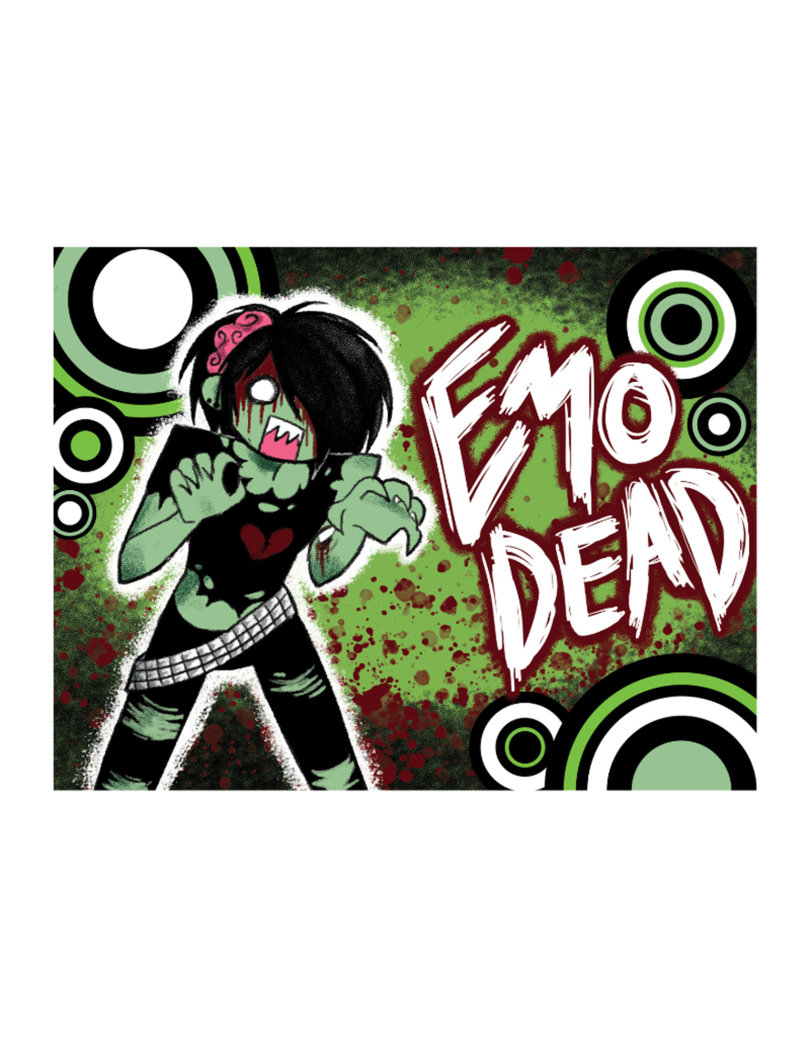 Goomigart Emo Dead art print by Goomigart
