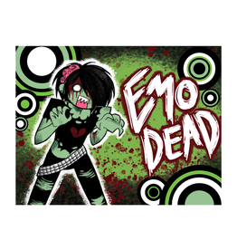 Goomigart Emo Dead art print by Goomigart