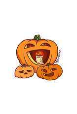 heyitssnek Pumpkin Group Sticker by heyitssnek