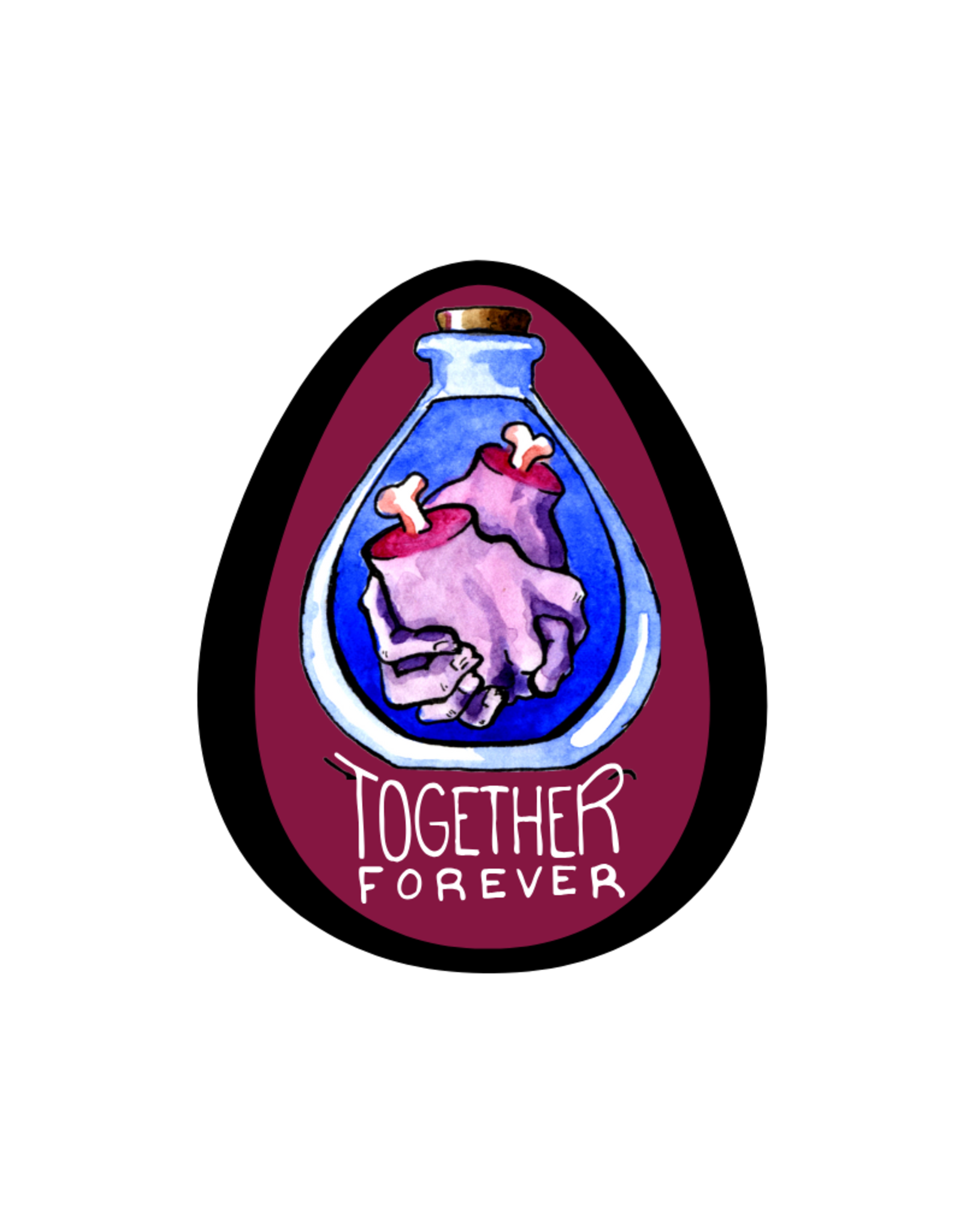 Hand Jar sticker by Boston Netterfield-Kline
