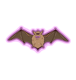 ilumeos Bat with Bowtie (2) Sticker by Ilumeos
