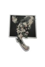 Dowdydon Crazy Creepy Calico sticker by Dowdydon