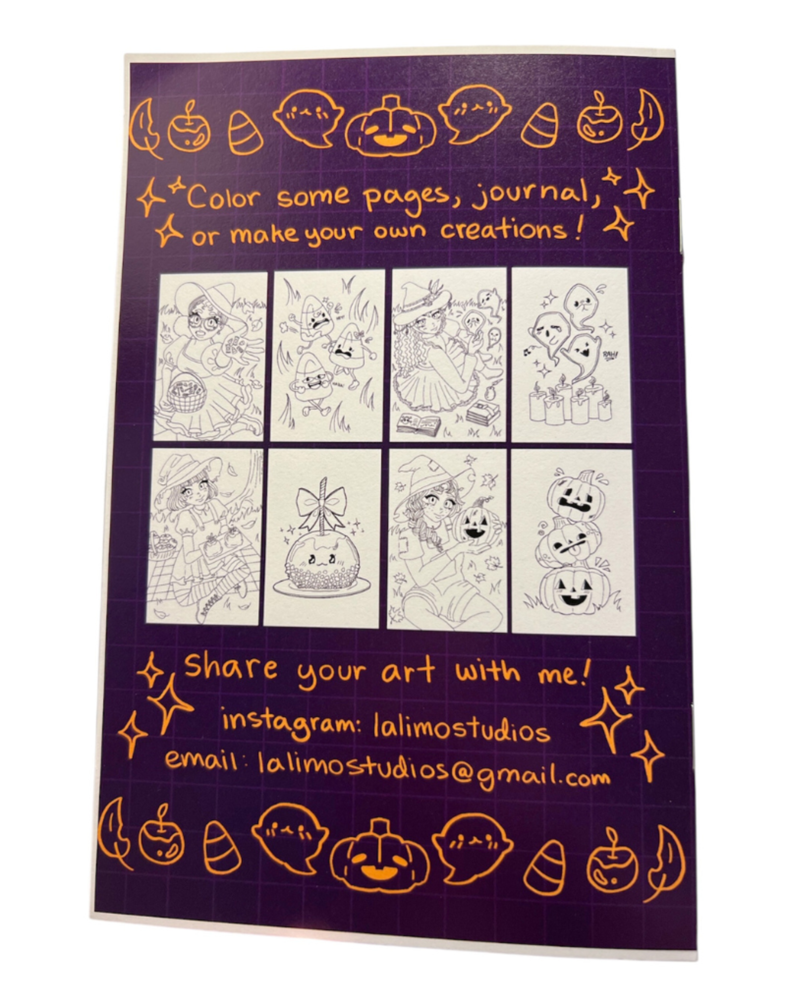 A Magically Witchy Halloween: 2025 Edition Coloring Book by Lali Mo. Studios