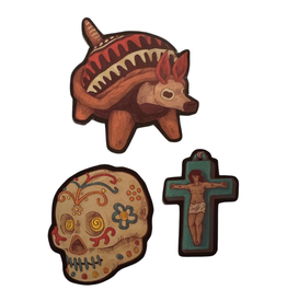 SkewerSticks Día de Los Muertos Stickers (3 for $7) by SkewerSticks