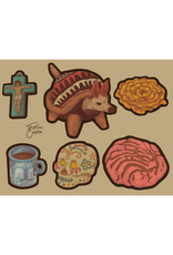 SkewerSticks Día de Los Muertos Sticker by SkewerSticks