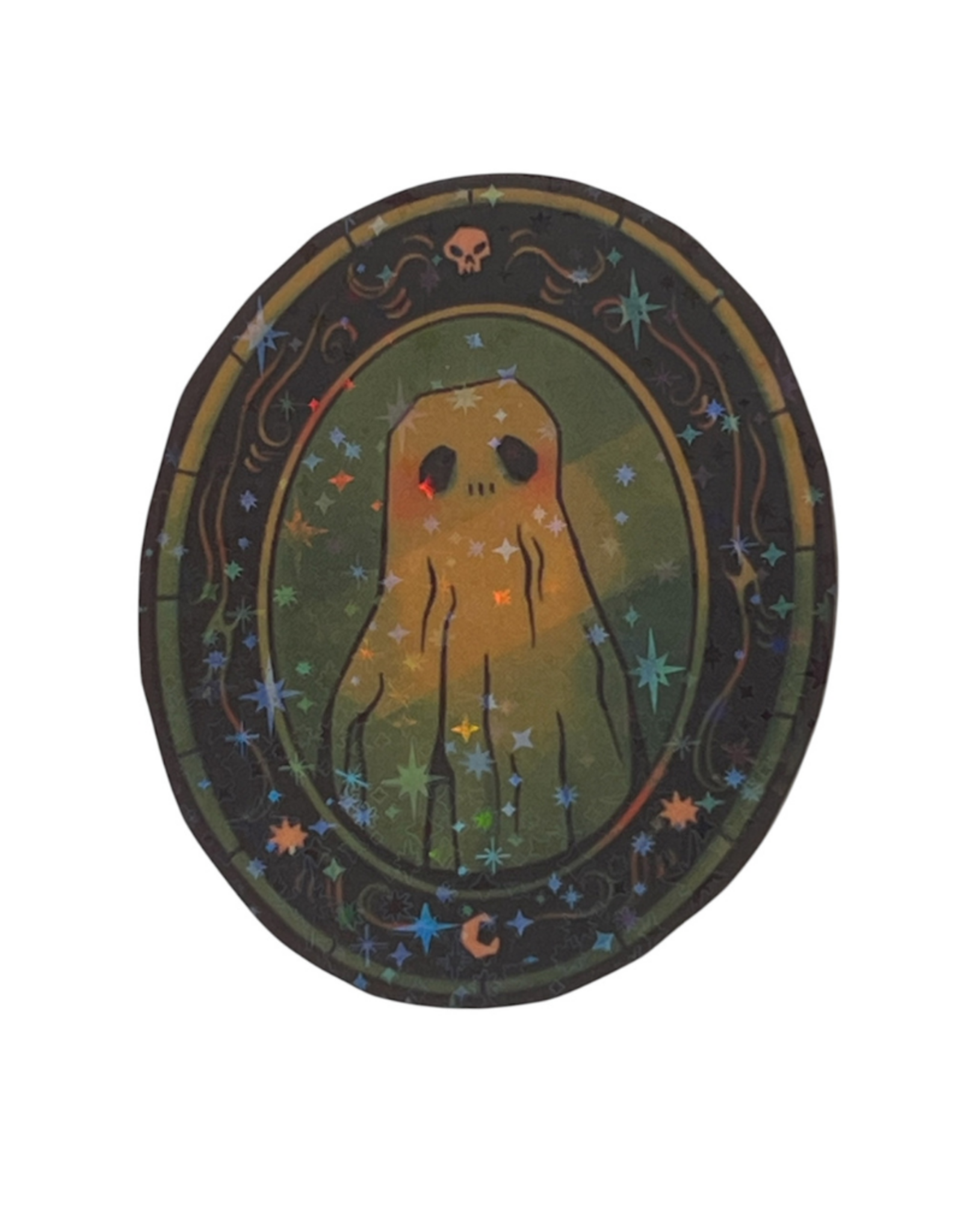Holographic Ghostie Sticker by Avery Miller