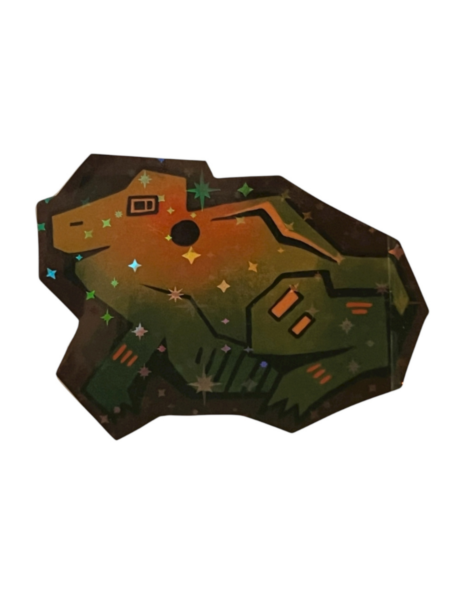 Holographic Frog Sticker by Avery Miller