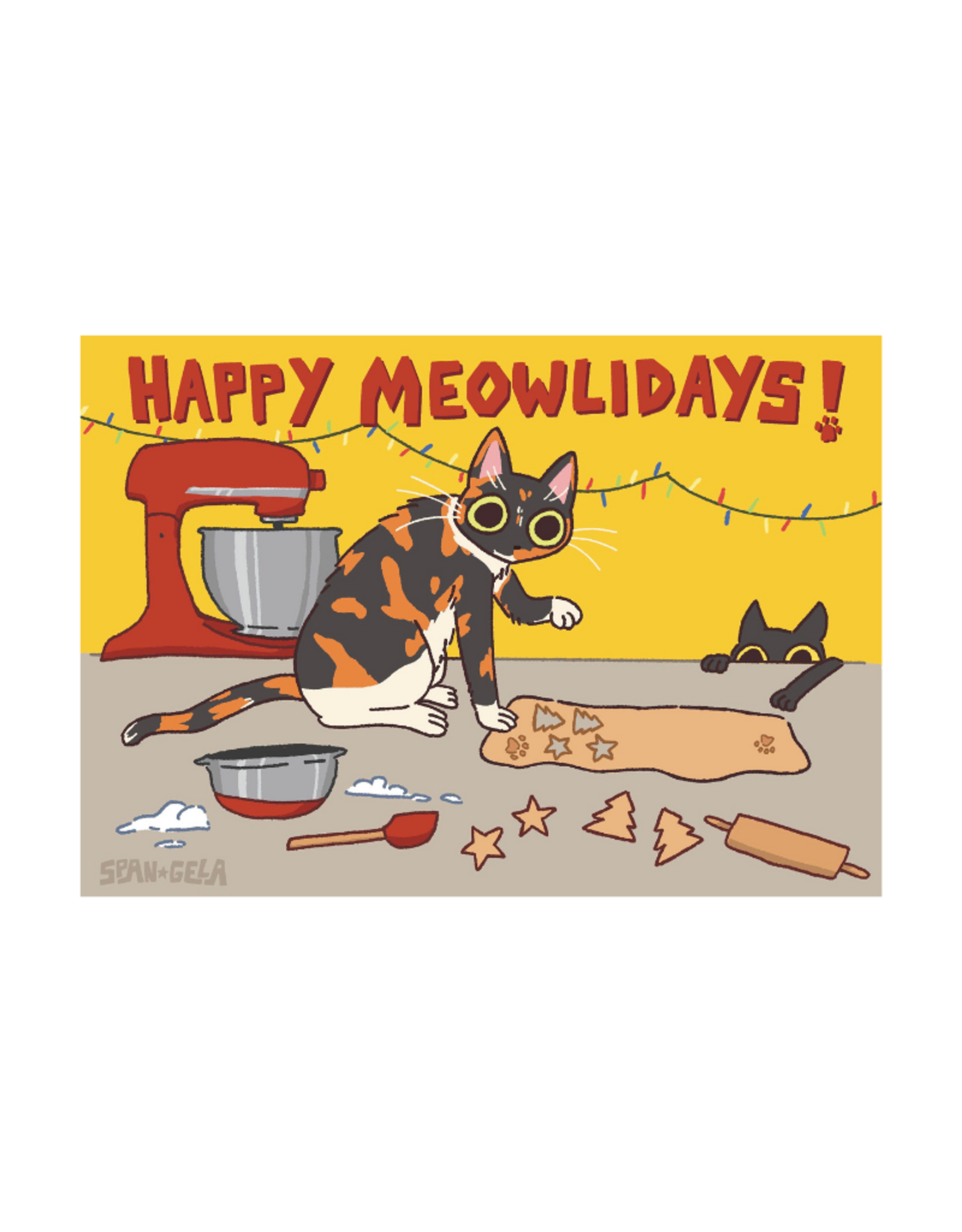 Happy Meowlidays card by span.gela