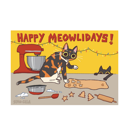 Happy Meowlidays card by span.gela