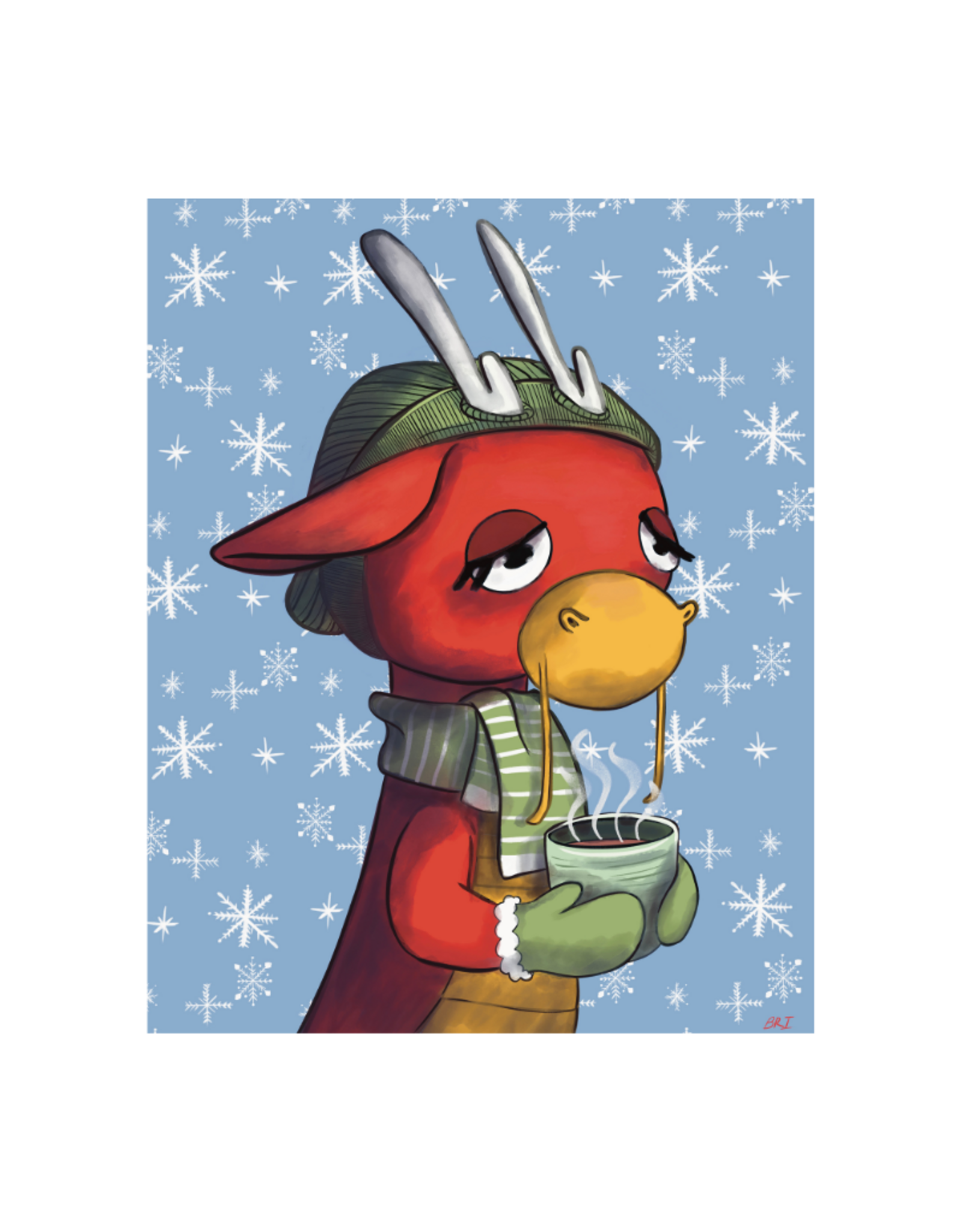 Lynn's Hot Coco print by Bri