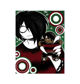Goomigart Holiday Emo Print by Goomigart