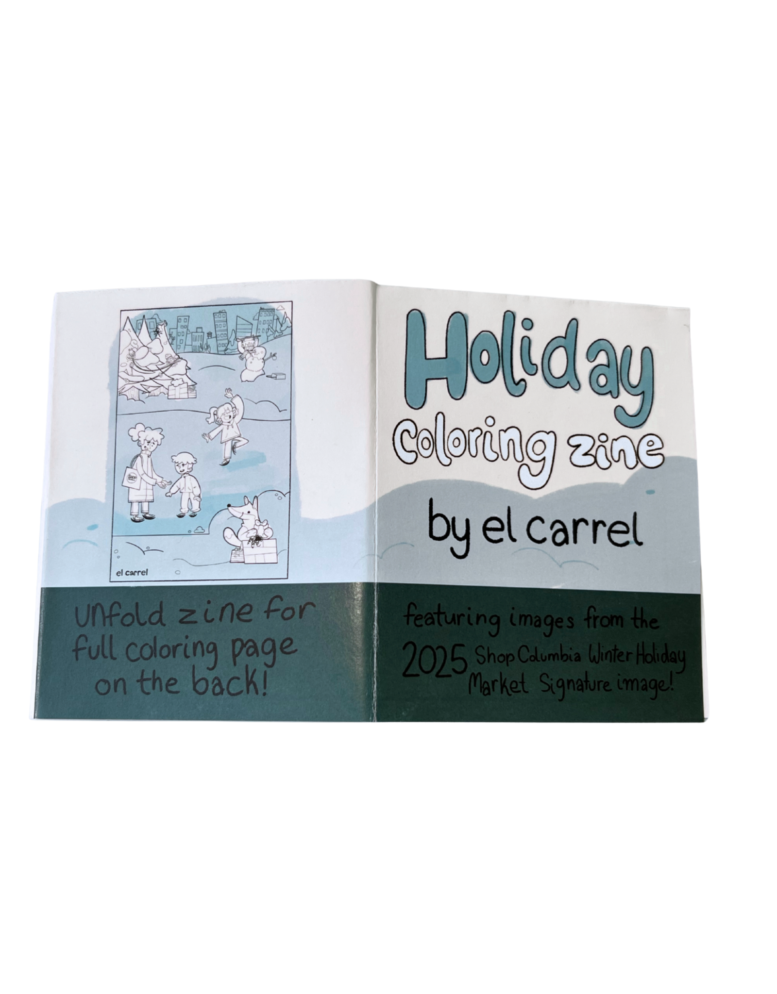 Holiday Coloring Zine by L0cal.TV