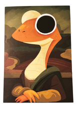 "Mona Lizard" Print by L0cal.TV