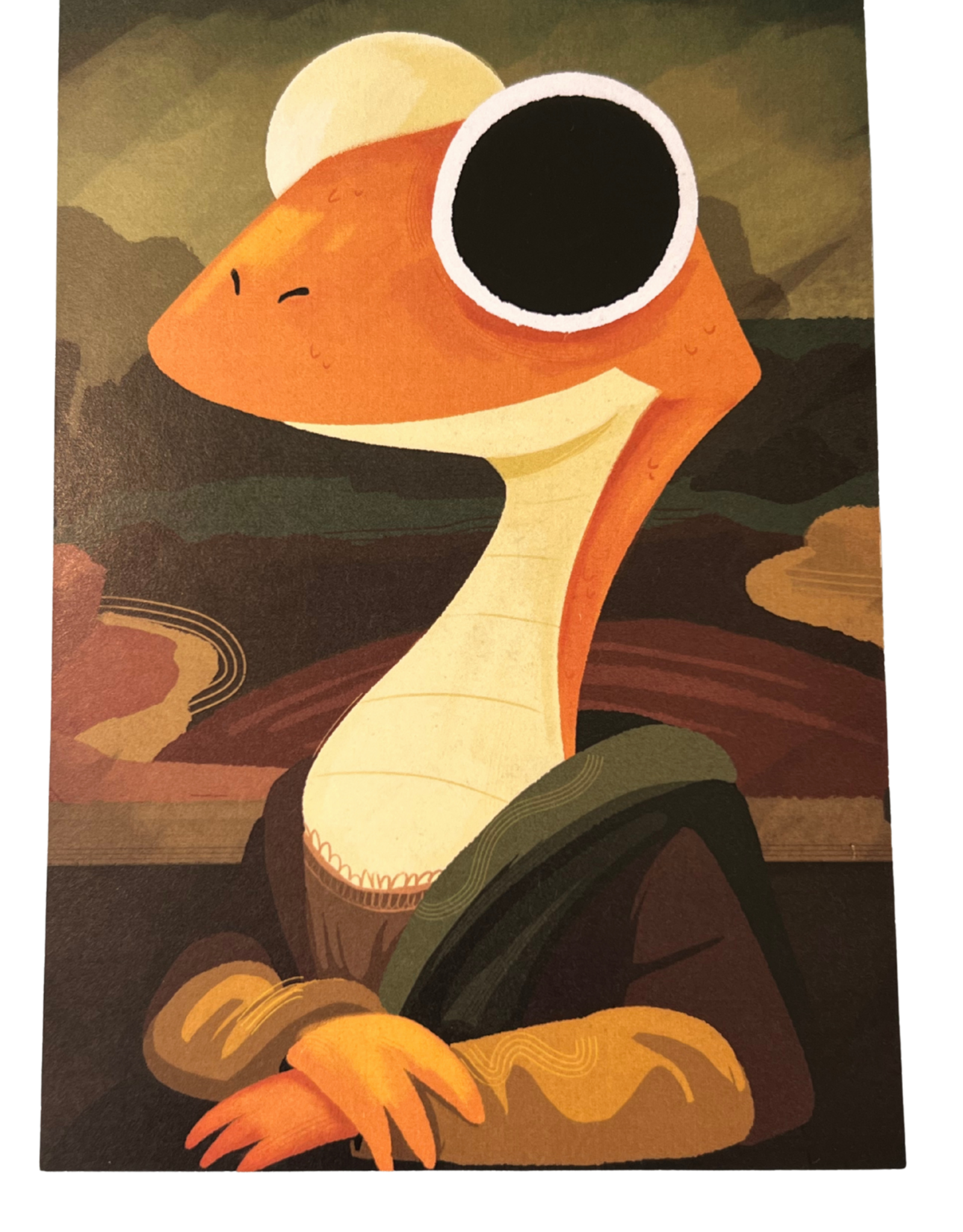 "Mona Lizard" Print by L0cal.TV