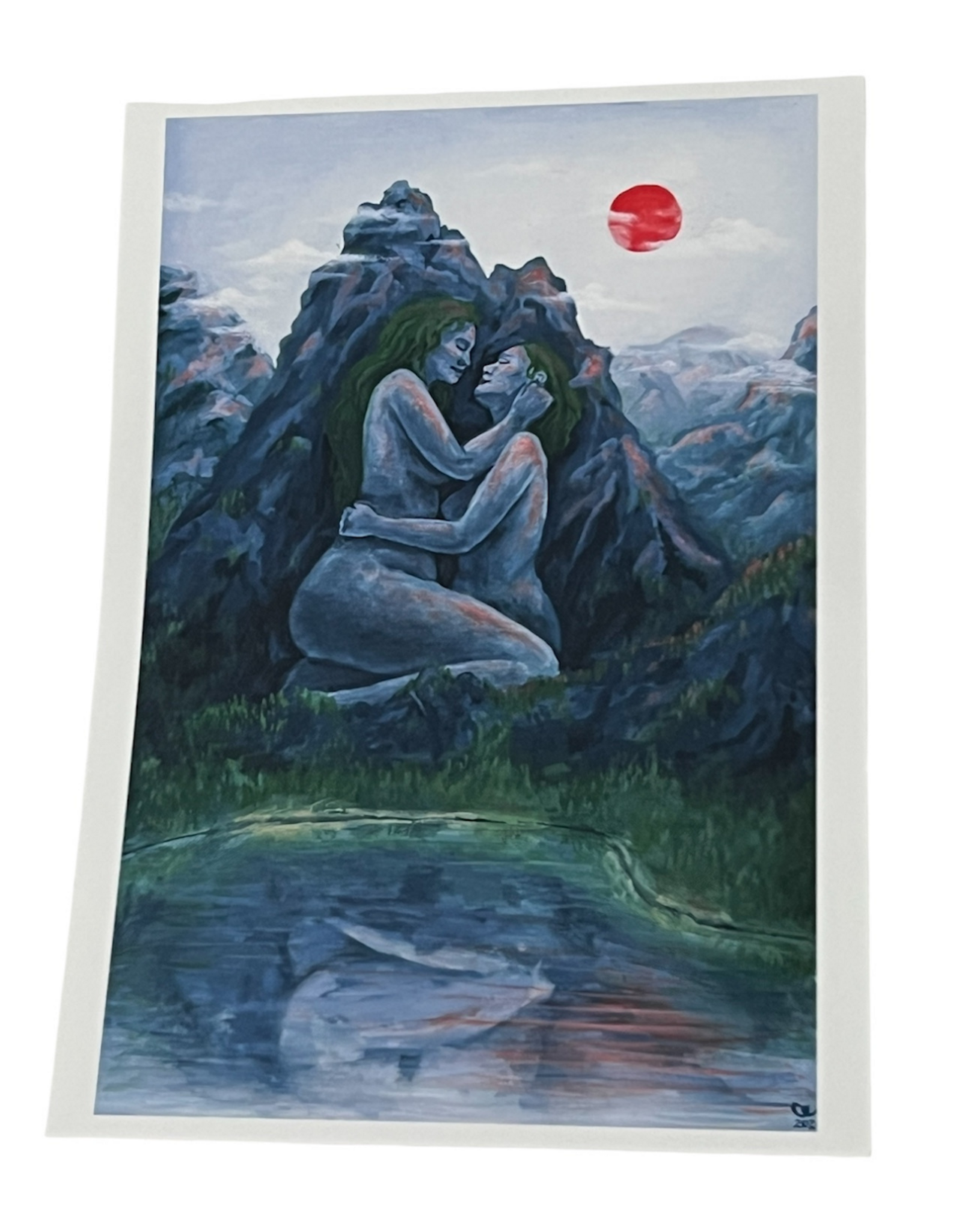 Cecilia Jane "Lovers in Time" print by Cecilia Jane