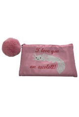 I love you an axolotl! Pencil Bag by Elizabeth Monti
