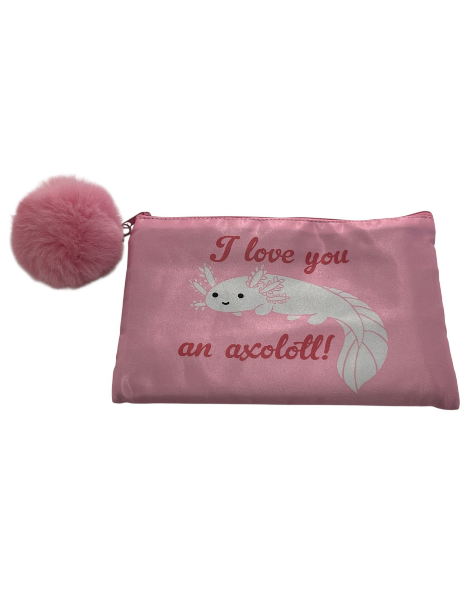 I love you an axolotl! Pencil Bag by Elizabeth Monti