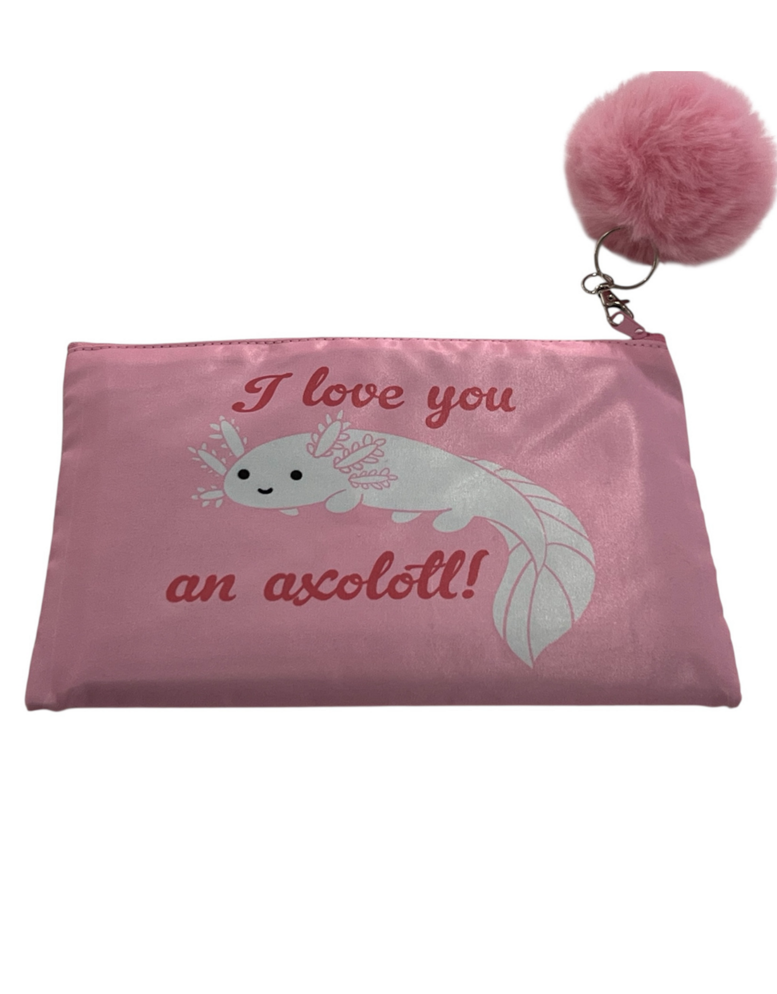 I love you an axolotl! Pencil Bag by Elizabeth Monti