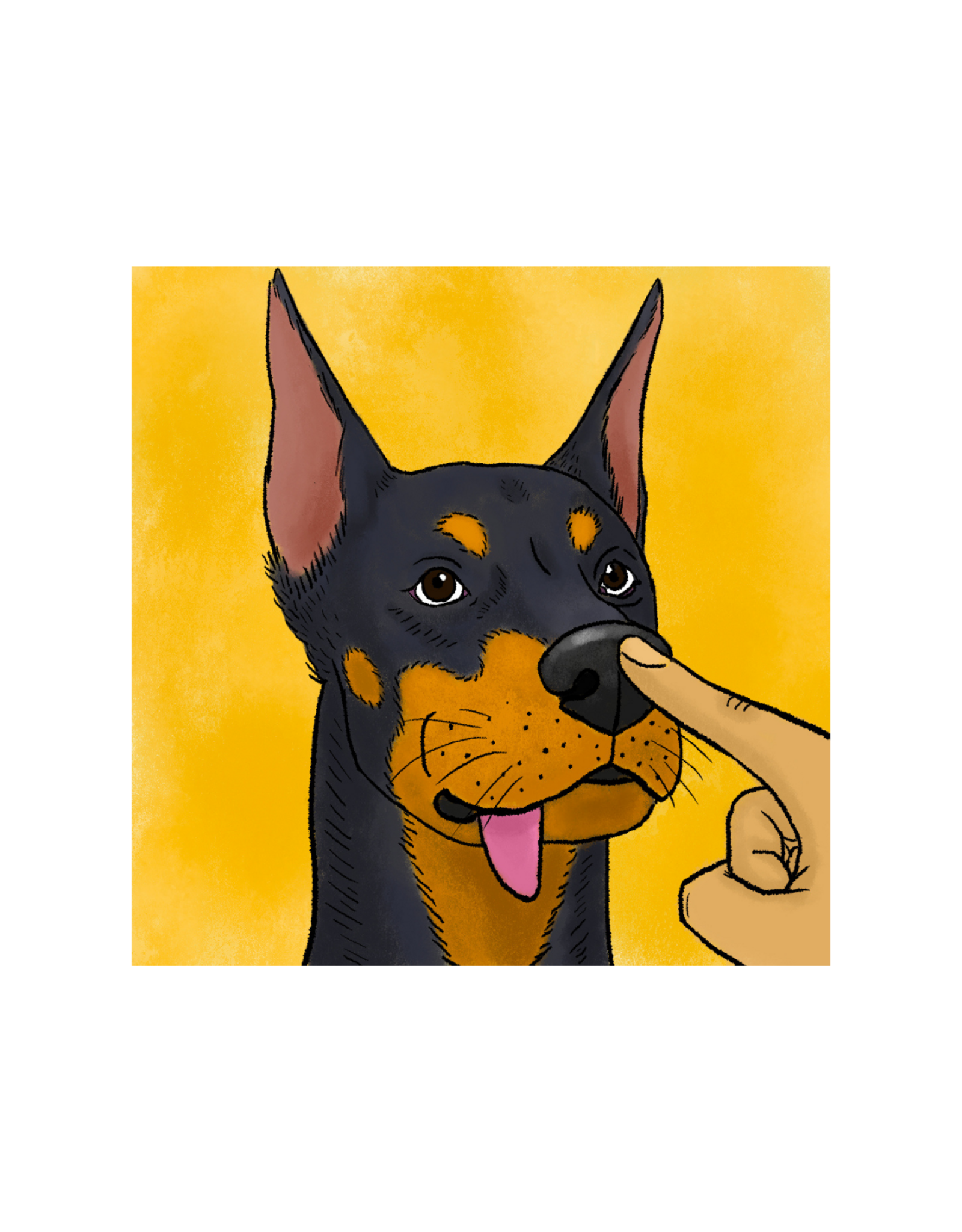 Boop The Doberman by zZKassFrZz