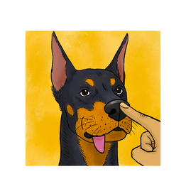Boop The Doberman by zZKassFrZz