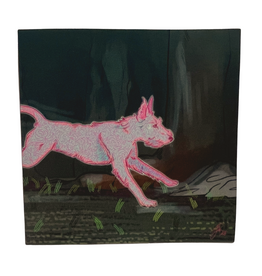 Triptych - Dog Print Print by Lily Patterson