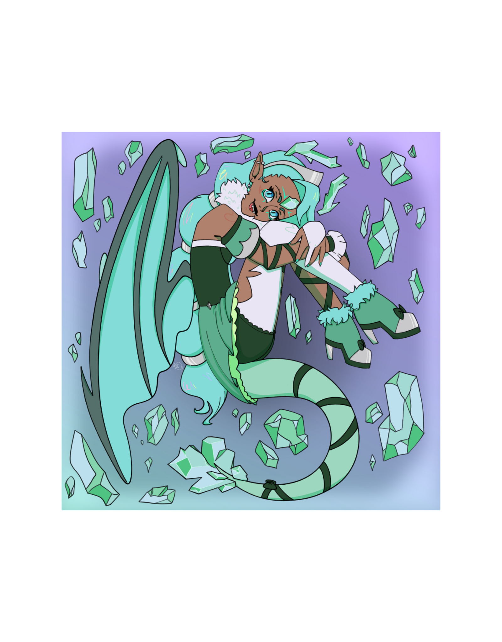 Gem Dragon - Green by staardove